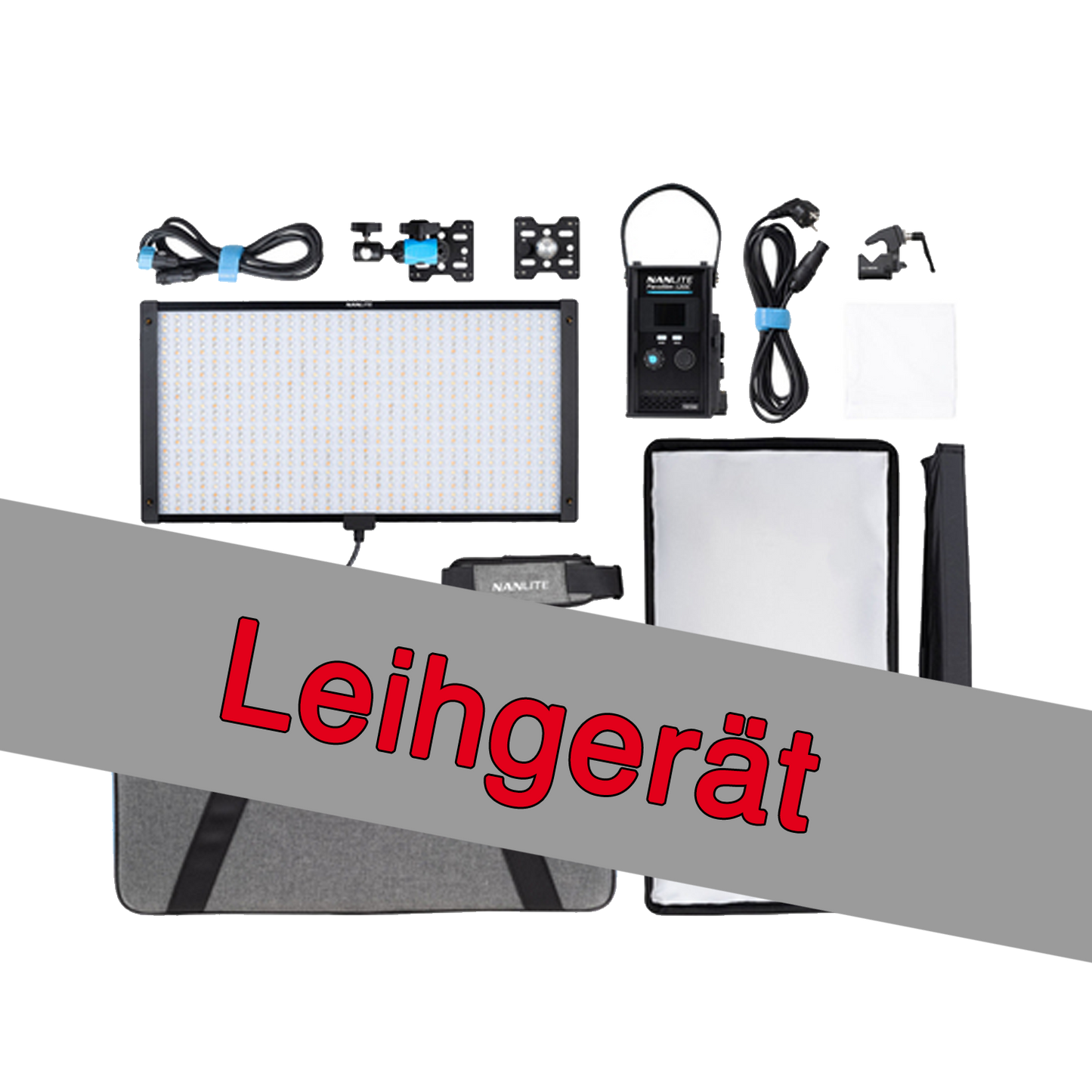 Leihgerät - Nanlite PavoSlim 120C Full-Color Multifunktions-Flächenleuchte