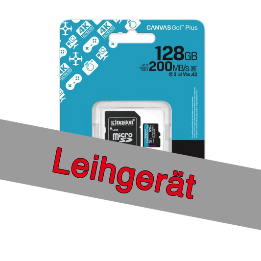 Leihgerät - Kingston 128GB Canvas Go! Plus Micro SD
