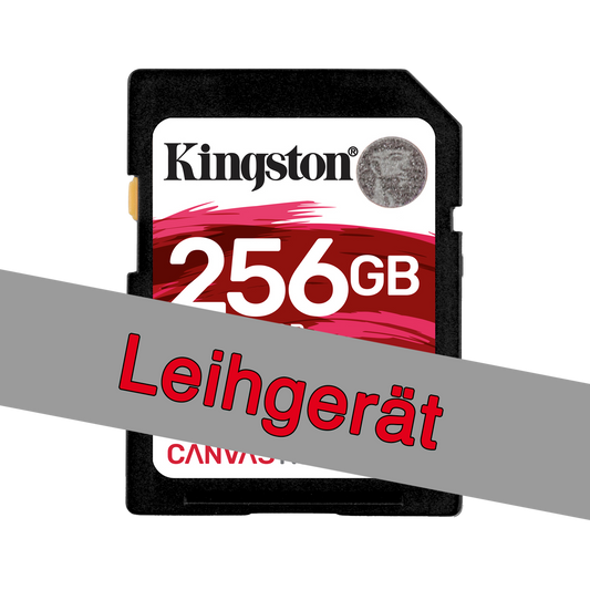 Leihgerät - Kingston Canvas React Plus 256GB 300MB