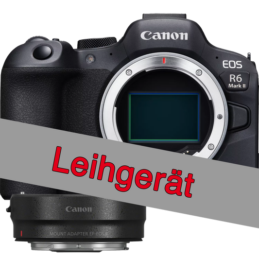 Leihgerät - Canon EOS R6 II + EF Adapter